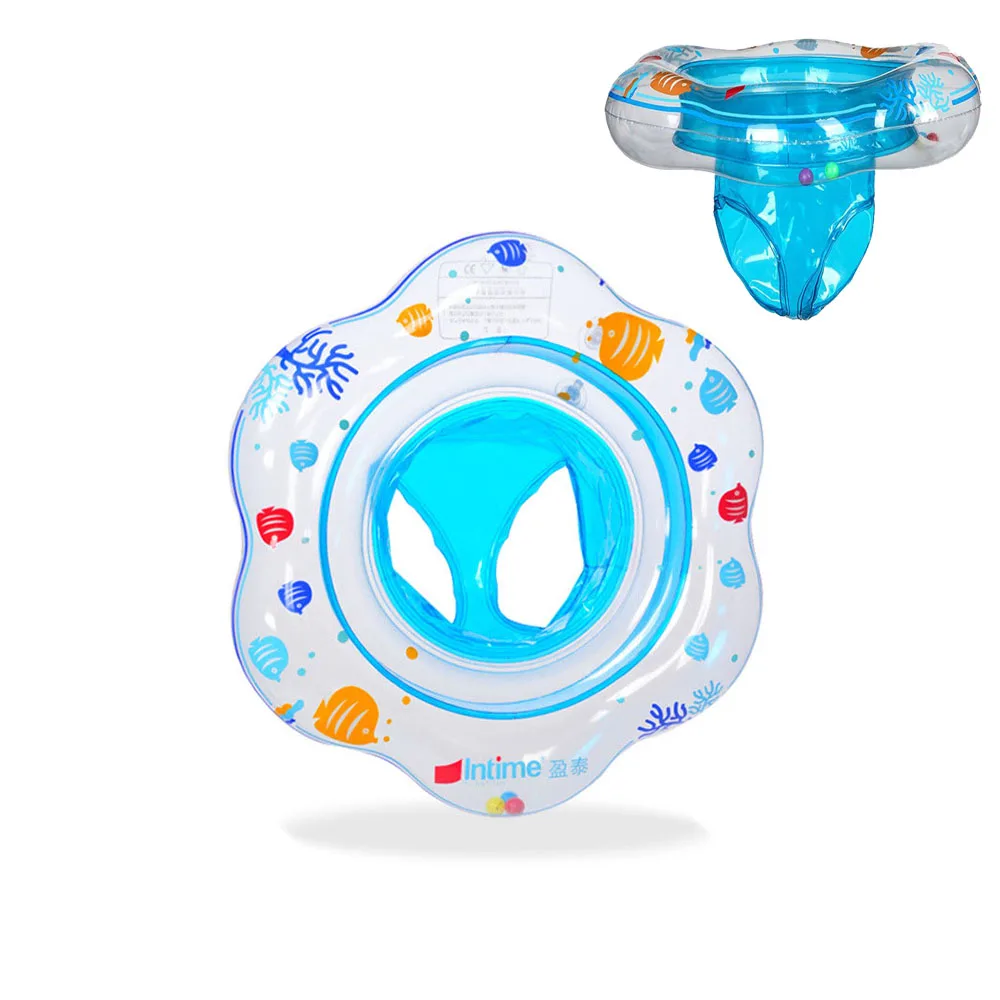 

Safety Thicken Baby Swimming Ring Kids Inflatable Seat Float Swimming Pool Accessories Infant Double Airbag Swim Circle Buoy