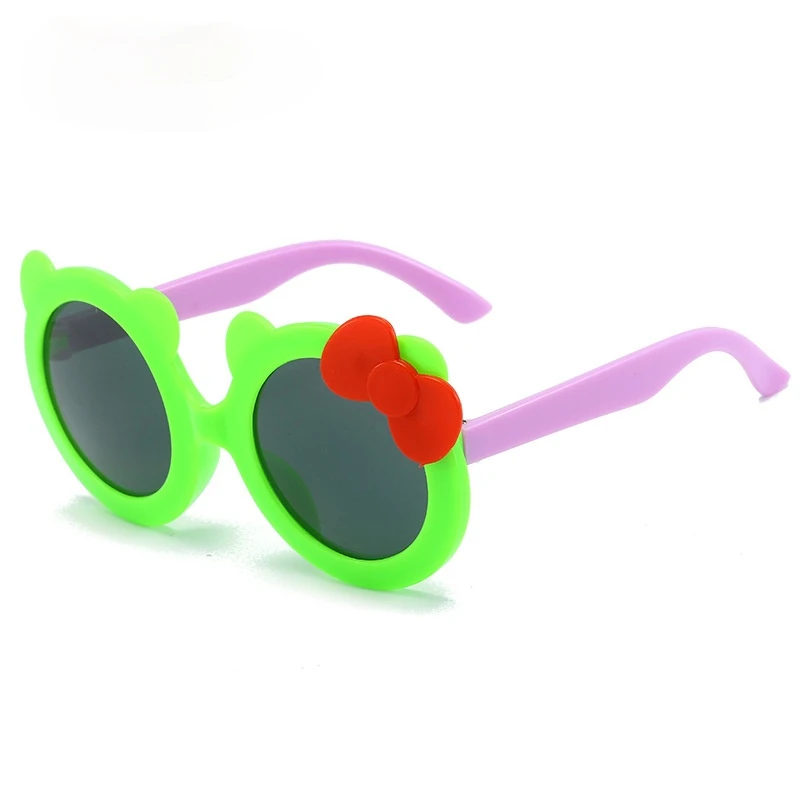 

New Children's Cartoon Sunglasses Cute Flower Sunglasses Toy High-end Brand Street Fashion Bowknot Sunshade and UV Protection