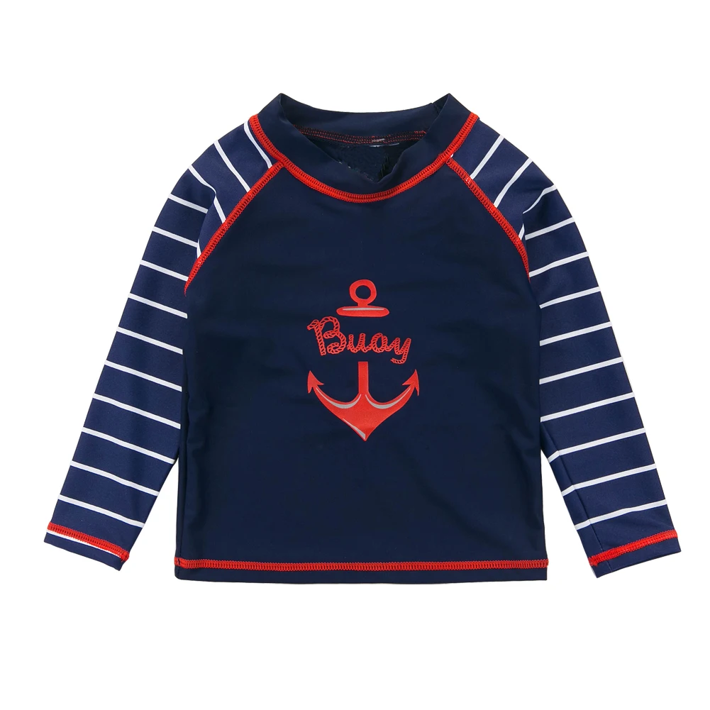 

Слитные купальники Wishere, купальники для маленьких мальчиков, однотонные рубашки с защитой от сыпи, купальный костюм, летняя пляжная одежда