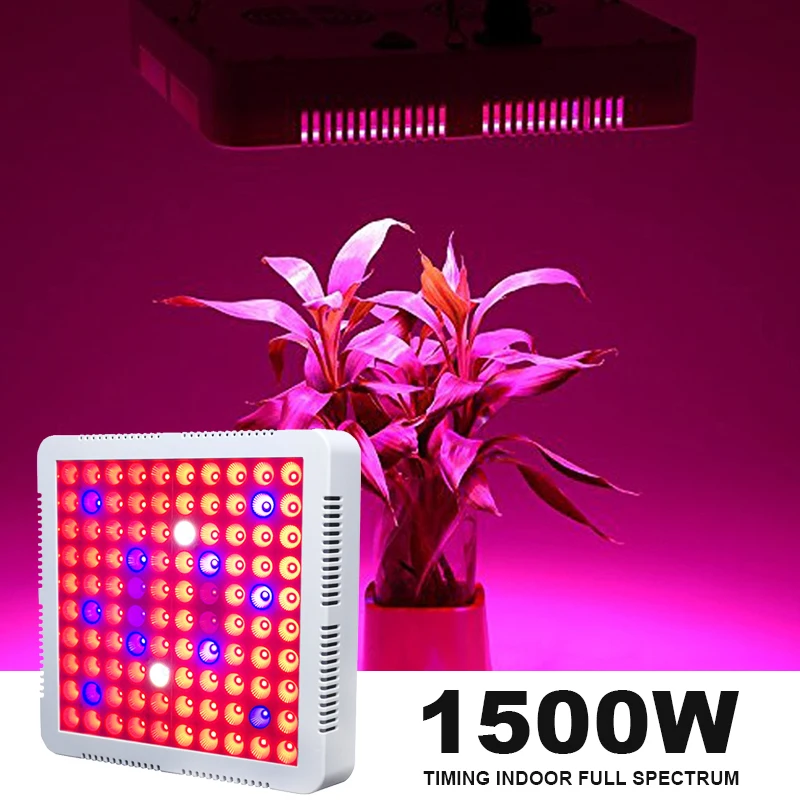 Timing 2000W 100 LED Grow Lamp Light For Plants Indoor Full Spectrum Tent Garden Flower Seed Growing Fitolampy Fito Phyto Growth | Лампы и