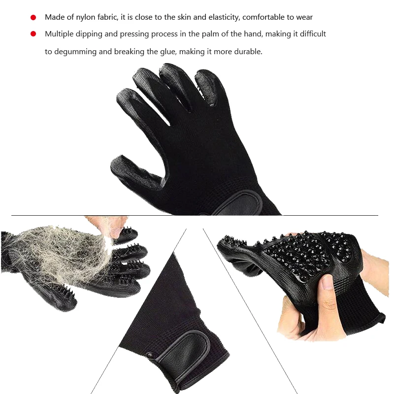 ПЭТ для ухода и чистки перчатка щетка шерсть перчатки вычесывания кошки собака