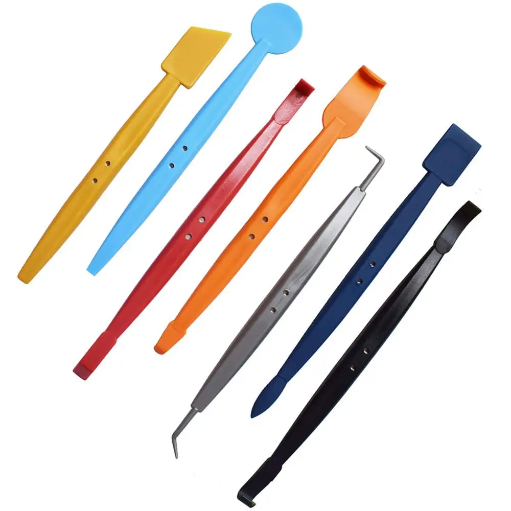 7 шт./кор. края подготовлены Магнитный скребковый инструмент набор для автомобиля