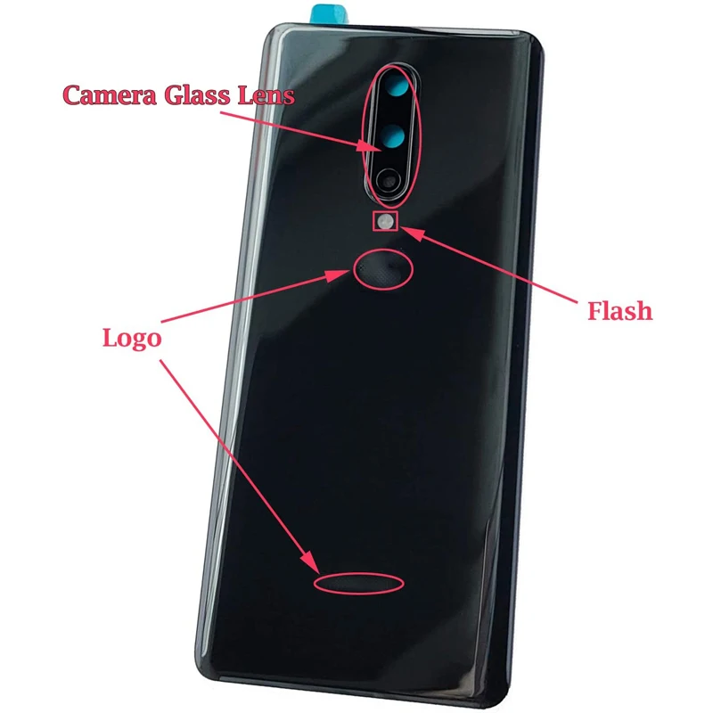 

Battery Cover Glass Cover Oneplus 8 Battery Cover 1+8 Rear Glass Door Housing Case Onyx Black/Glacial Green/Interstellar Glow