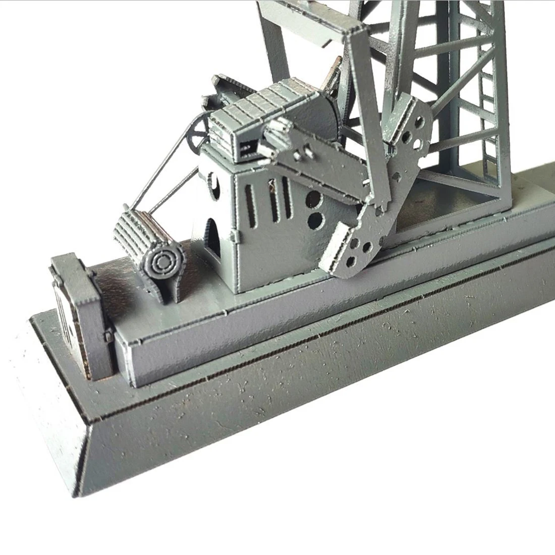 

1:87 HO Scale Train Railway Scene Decoration Drilling Oil Station Model for Sand Table