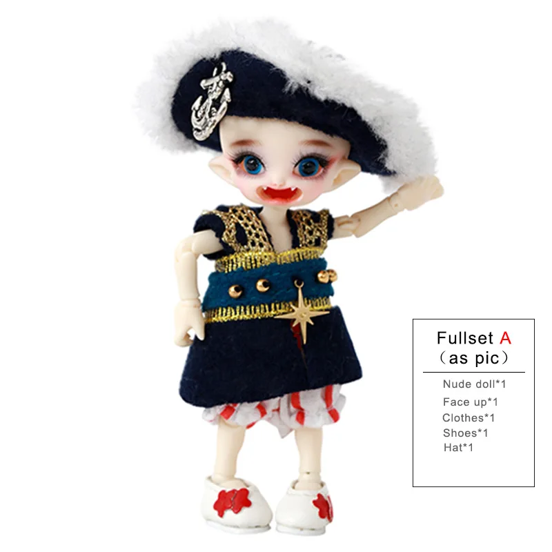 Fullset in NS as pic Пукипуки Cupid3 1/12 Fairyland FL BJD кукла розовая улыбка эльфы игрушки шарнирная кукла - Цвет: Fullset in NS as pic