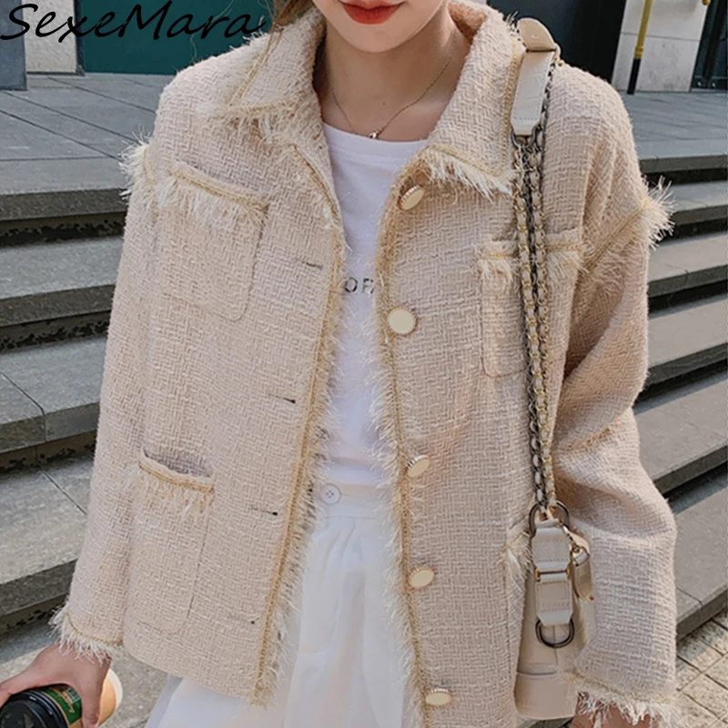 2019 новый стиль Элегантная модная шерстяная кашемировая куртка в стиле