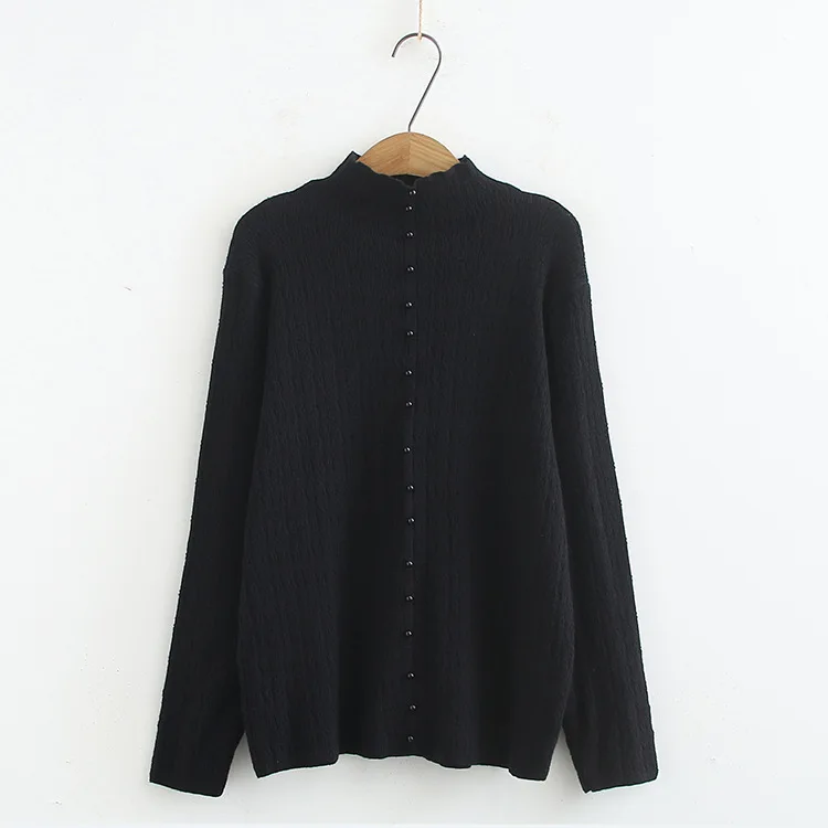 Повседневные незаменимые свитера размера плюс осень 2019 женские модные свободные