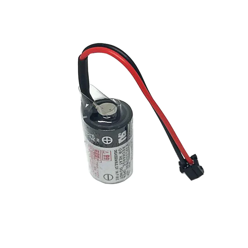 Оригинальная батарея ER3V 3 6 V 1000mAh JZSP-BA01 PLC литиевые батареи с черной вилкой для
