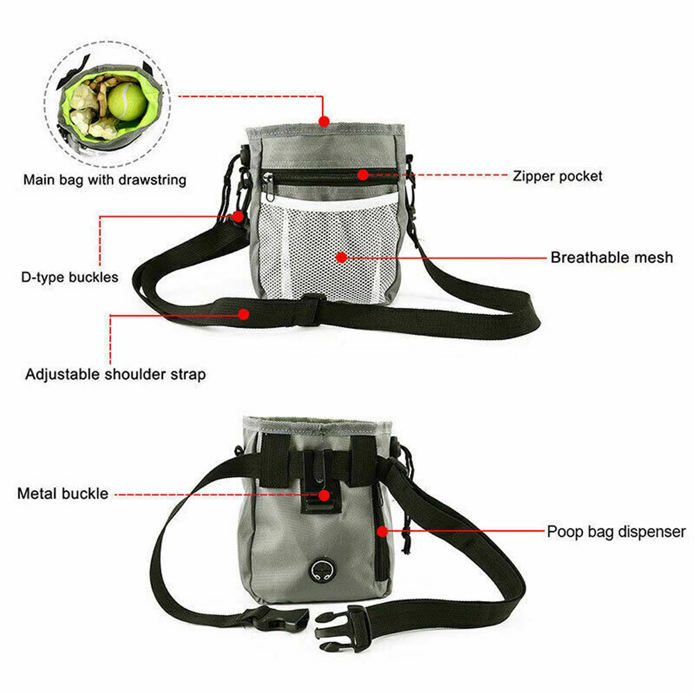 Тренировочный ремень для собак ремешок еды сумки хранения Диспенсер специальная