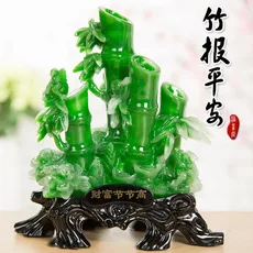 

High wealth Tavern living room Wangcai Modern simplicity Bamboo home Arts wild animal crafts Home Decoration Statue Sculpture