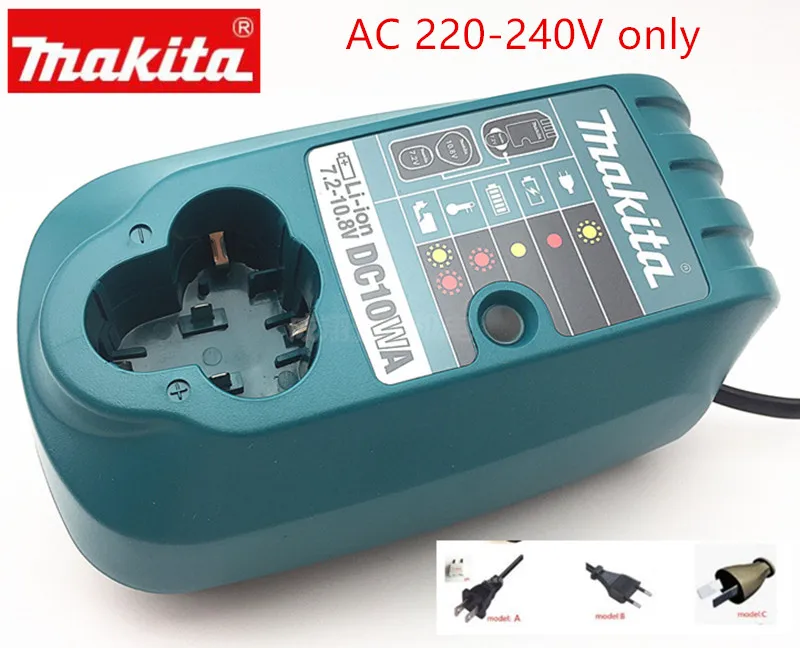 Зарядное устройство Makita 10 8 в 12 В DC10WA для BL1013 BL1014 DC10WB DF030D DF330D DF030DWE TD090D HP330D HP330Z TD091Z