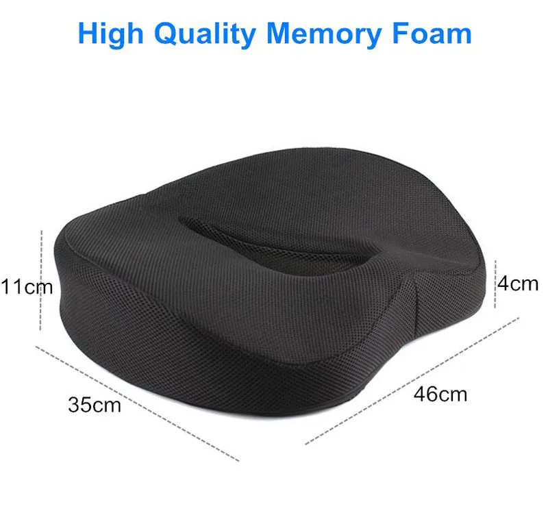 Donut Pillow Hemorrhoid Seat Cushion Tailbone Coccyx Orthopedic Medical Seat Prostate Chair Cushion for Hemorrhoids Memory Foam