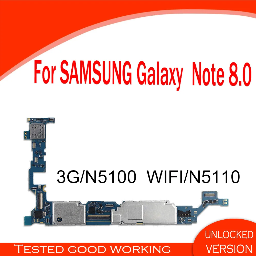 Оригинальная материнская плата для Samsung Galaxy Note 8 0 3G N5100 WIFI N5110 разблокированная