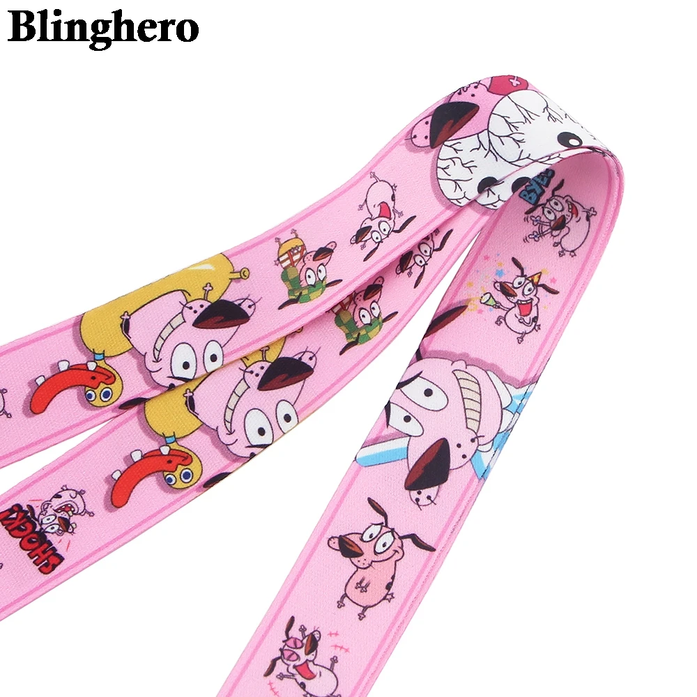 Брелок для ключей CB285 с забавными животными шнурок кнопок ремешок на шею телефона