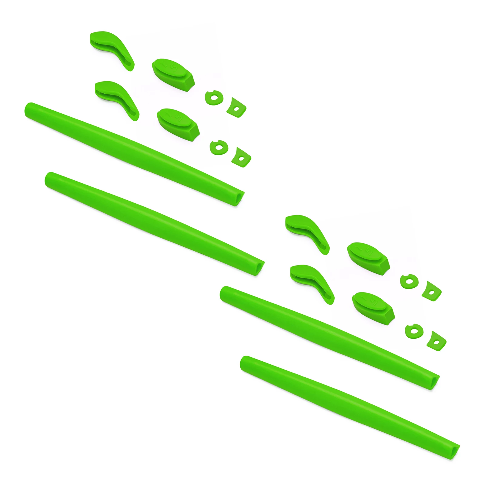 Green KIT-2P Запасные линзы с защитой от царапин для солнцезащитных очков в стиле Оукли Джульетта - Цвет линз: Green KIT-2P