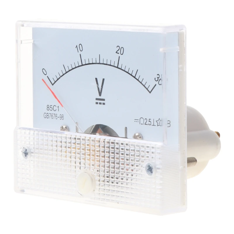 85C1 DC Аналоговая Панель вольтметр измеритель напряжения механический |