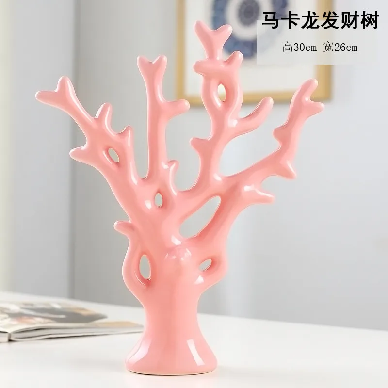 Современные керамические фигурки украшение для гостиной дома ремесла