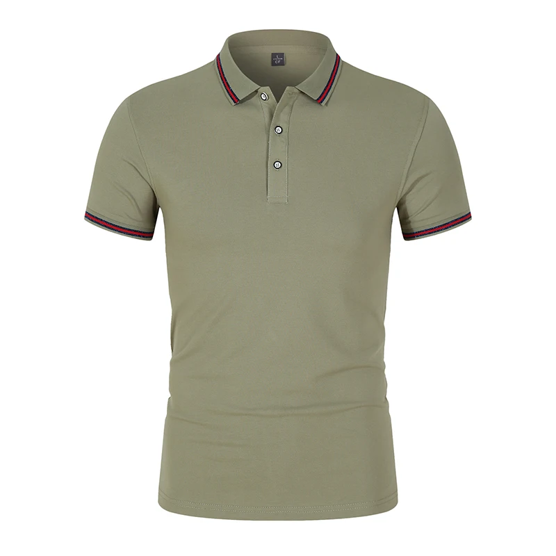 

200g40 Celtic cotton Pullover bead ground Lapel short sleeve polo shirt (no standard)