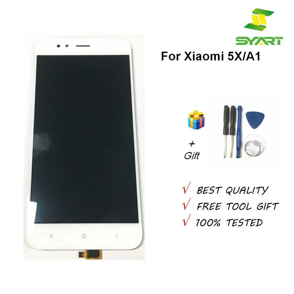 AAA 5 ''для Xiaomi 5X ЖК дисплей с сенсорным экраном дигитайзер сборка рамкой без