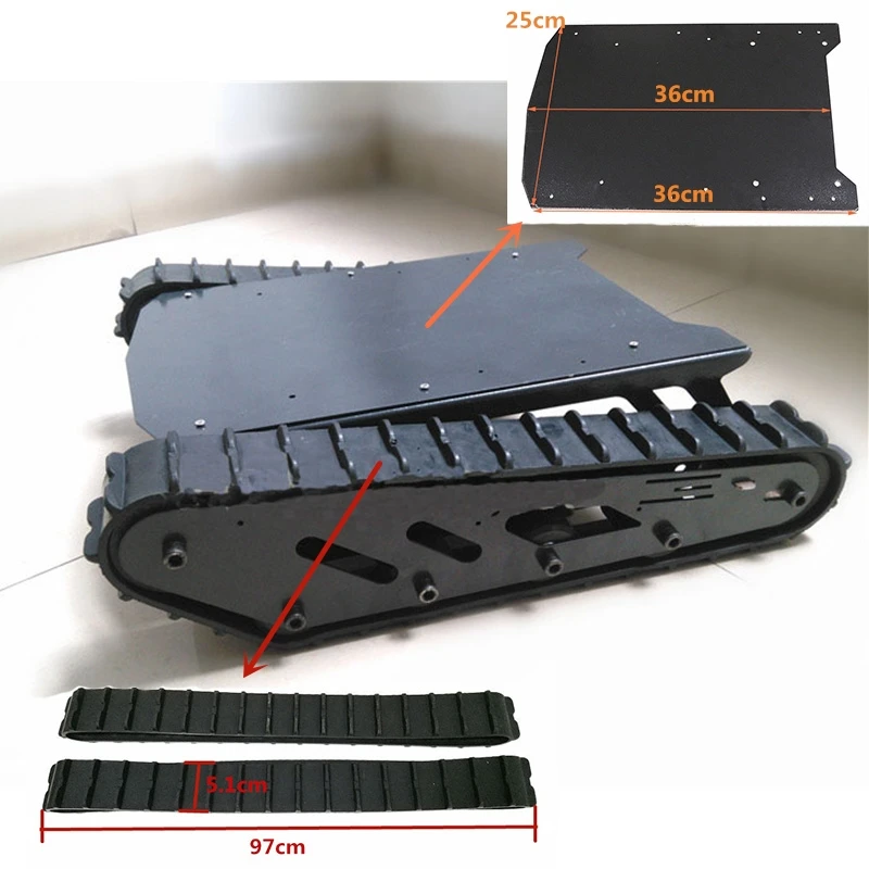 12 В двигатель T007 большой грузоподъемности шасси для внедорожника из чистого