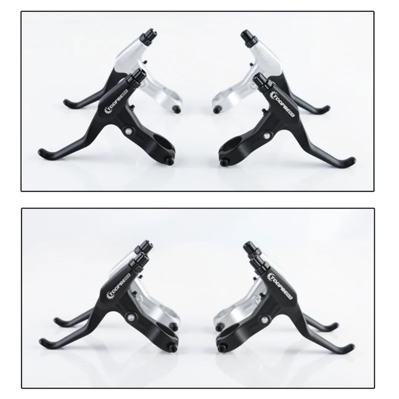 

1 Pair Bicycle Brakes Lever Handle Aluminum Alloy V-brake Disc Mountain Bike Brake Handles Lever Crank Bike Parts 2020
