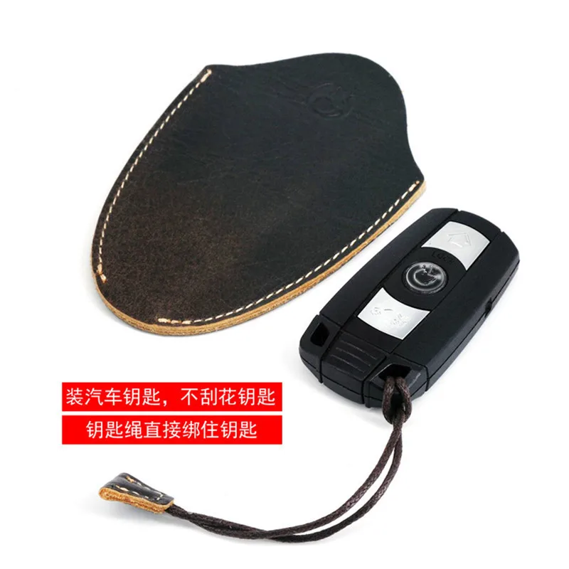 Высококачественный бумажник для ключей из натуральной кожи чехлы автомобильных
