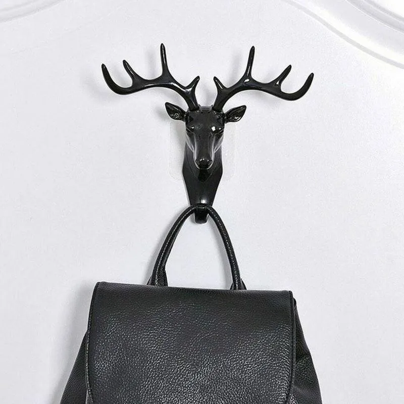 

Creative Wall Hook Animal Head Clothes Hook Hanger Wall Handbag Hat Rack Decoration Wall Jewelry Home For Key Decoration Mo Q3E6