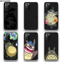 cute totoro ghibli miyazaki anime phone case for samsung galaxy note20 ultra 7 8 9 10 plus lite m51 m21 m31s j8 2018 prime