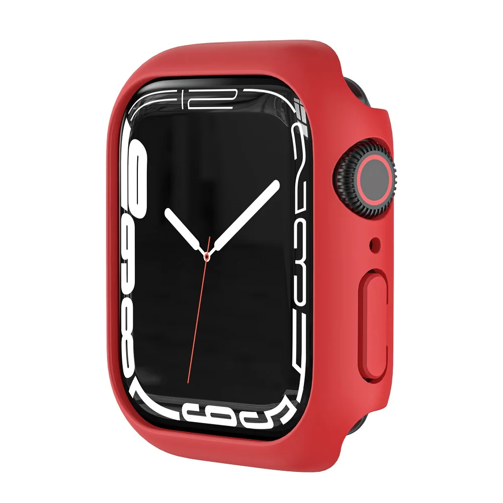 Чехол для Apple Watch Series 7 41 мм 45 супержесткий пластиковый бампер с защитой от царапин