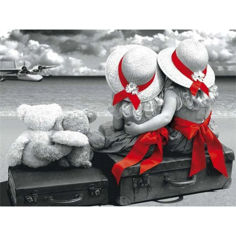 

5D DIY Diamond Painting Full Square Red And Black Series Home Decoration Embroidery Handcraft Art Kits