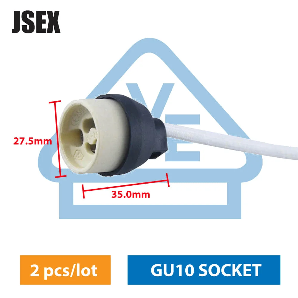 Цоколь для лампы 15 см GU10 адаптер Светильник Разъем Преобразователь керамический