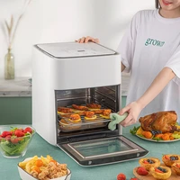 air fryer household multifunctional fries machine large capacity 12l visual oven intelligent oil free electric fryer