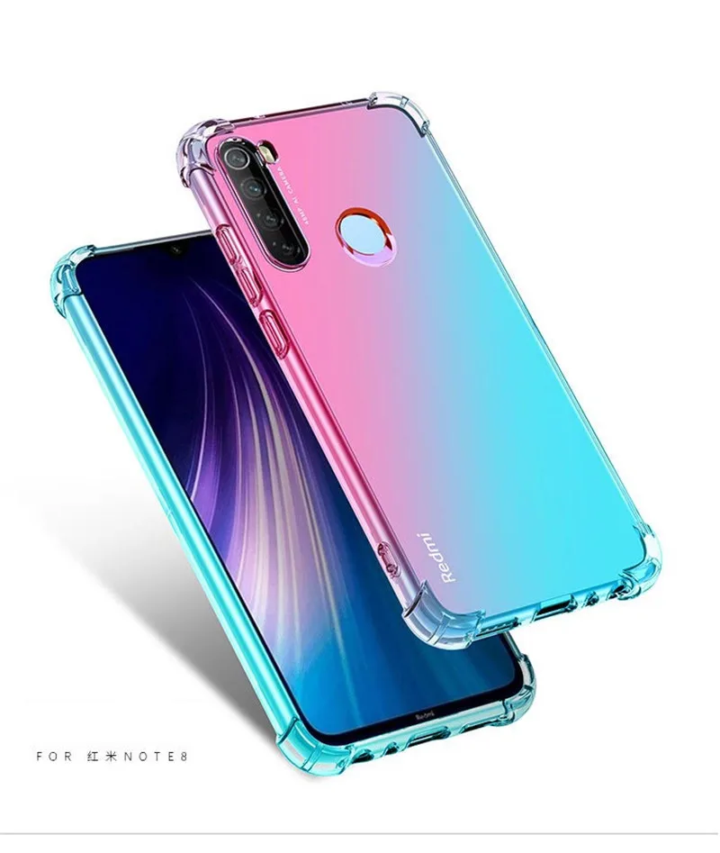 Мягкий силиконовый чехол с градиентом для Xiaomi Mi Note 10 9 Pro Redmi 7 7A 8 5 6 8A MI A3 Lite K20