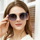 Солнцезащитные очки ZENOTTIC кошачий глаз женские, роскошные брендовые дизайнерские очки из сплава, с защитой UV400, для вождения, поляризационные