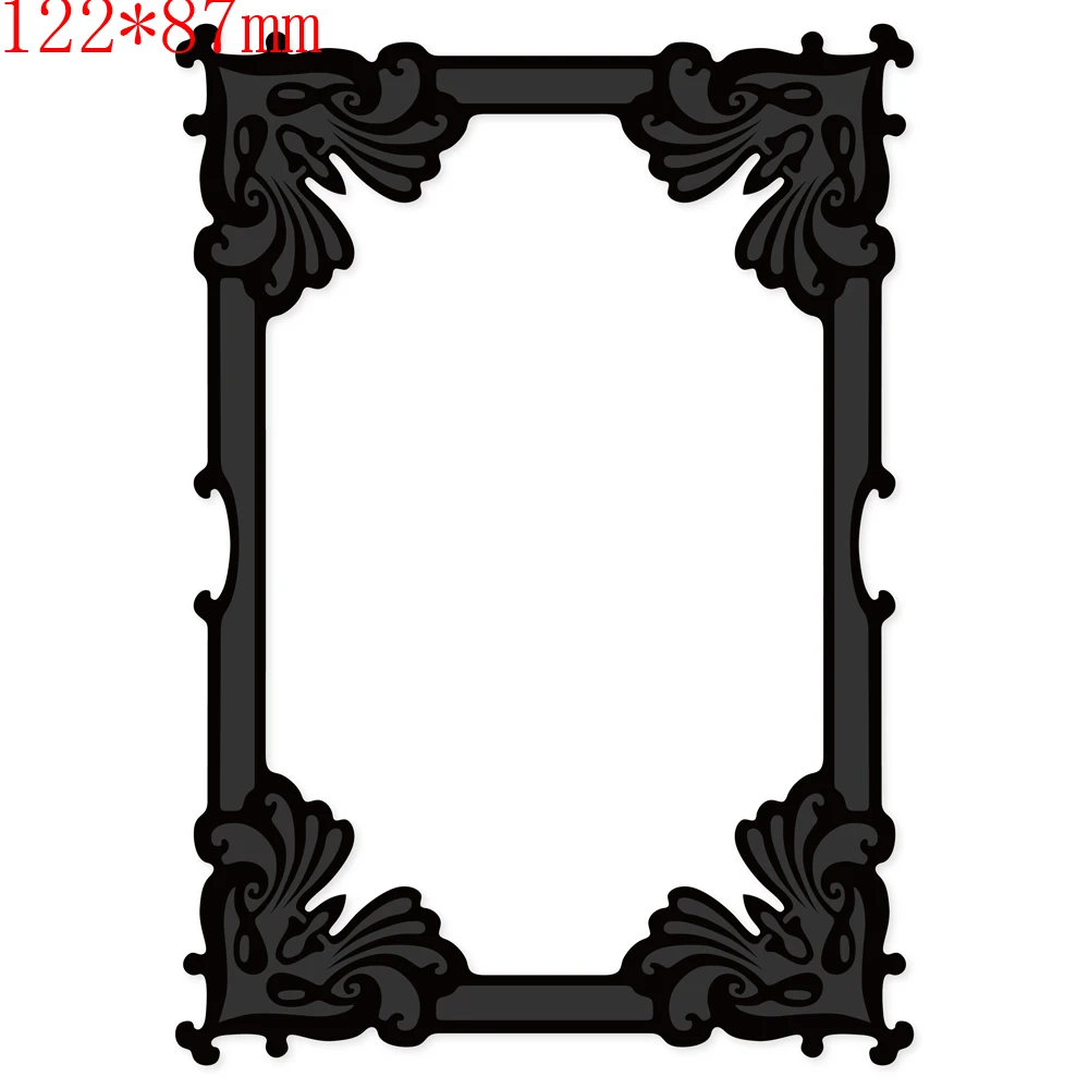 Hollow Frame Etched Metal Cut Die Template For DIY Scrapbooking Embossing Paper Card Making Decorative Craft 2019 New Custom | Дом и сад
