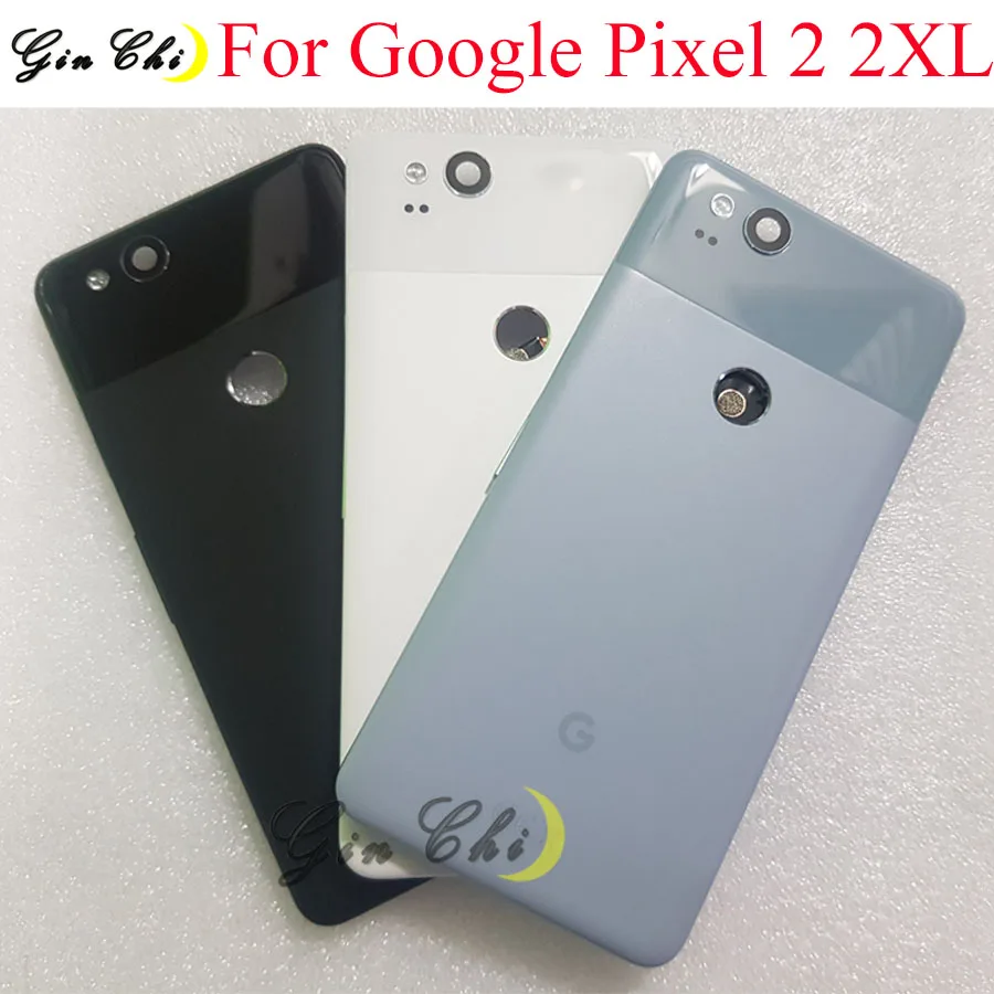Оригинальный чехол для HTC Pixel 2 задняя крышка стеклянный двери 2XL корпус Google XL