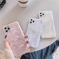 luxury laser conch phone case for iphone 13 12 11 pro max xs max x xr se2020 7 8 plus dream shiny rainbow fundas soft back cover