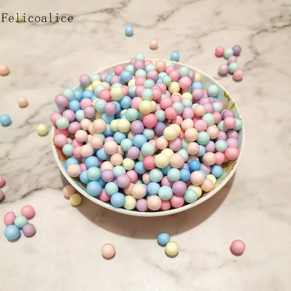 250 г 6-8 мм мини цвета Полистирол Пенопласт Наполнитель шарики украсить