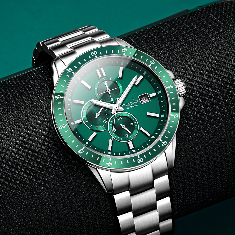 Мужские часы Топ бренд Роскошные автоматические механические мужские полностью