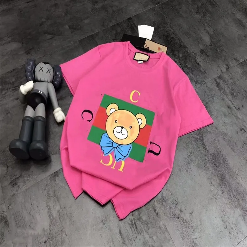 

Summer Women's T-shirt Luxury Big Brand Loose Cotton Tide Brand Explosive Printing Letter Pattern Men And Women Same Style Top