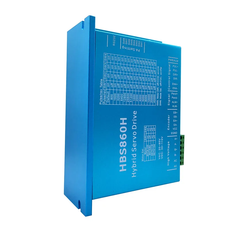 HBS860H HBS86H драйвер серводвигателя с замкнутым контуром гибридный шаговый серводвигатель с портом RS232 (art.: 7a815de19) - 7a815de19