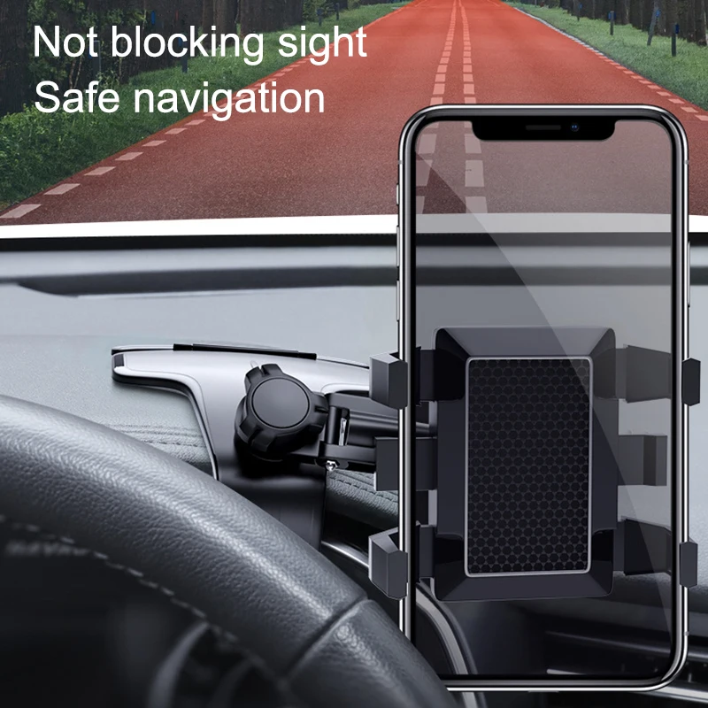 dashboard car phone holder 1200 degree mobile phone holder car rearview mirror gps navigation bracket dq drop free global shipping