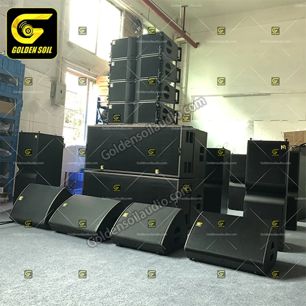 Профессиональная звуковая система KR208 двойная 8-дюймовая линейная акустическая