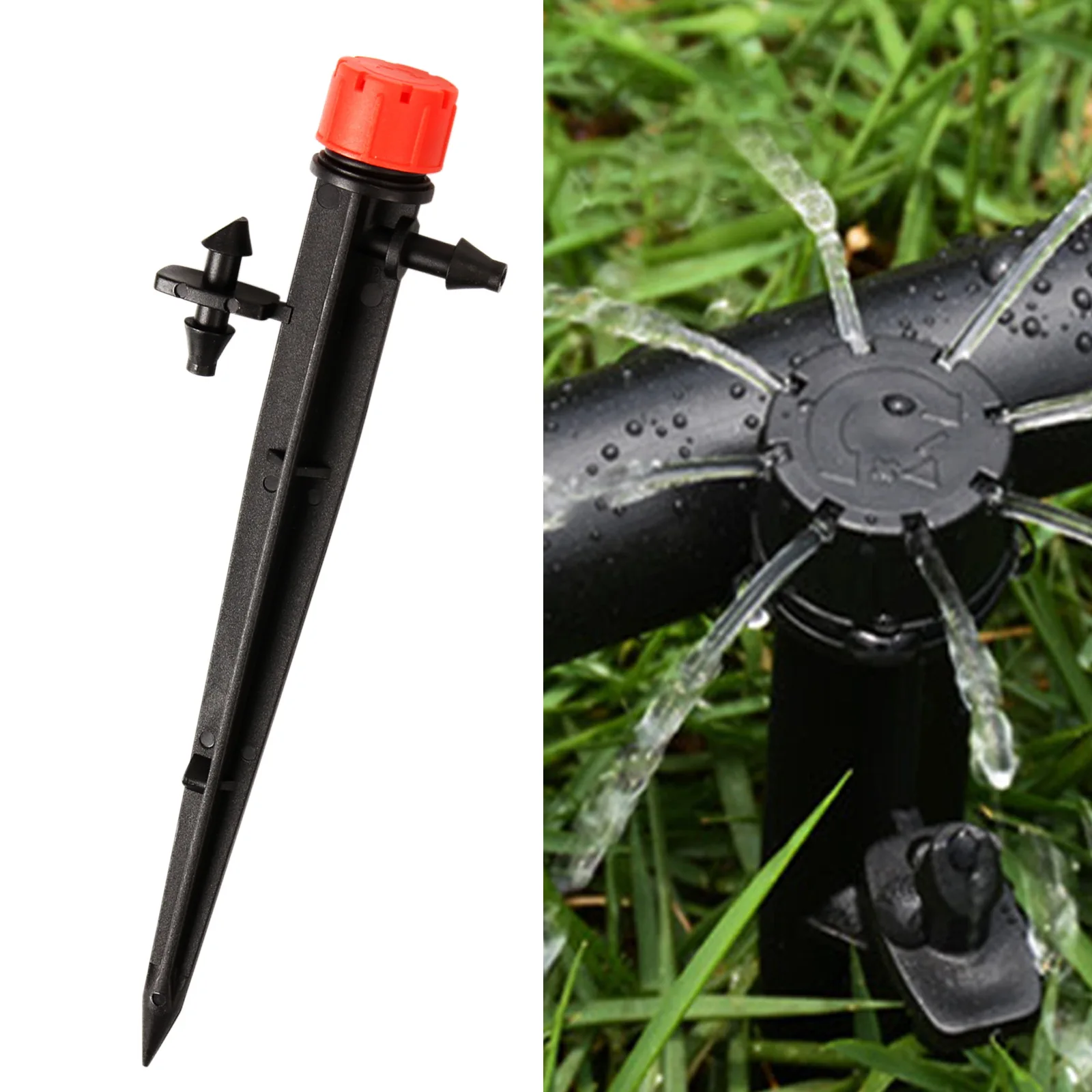 Регулируемое Орошение системы капельный спринклер 8 Выход Микро бабблер