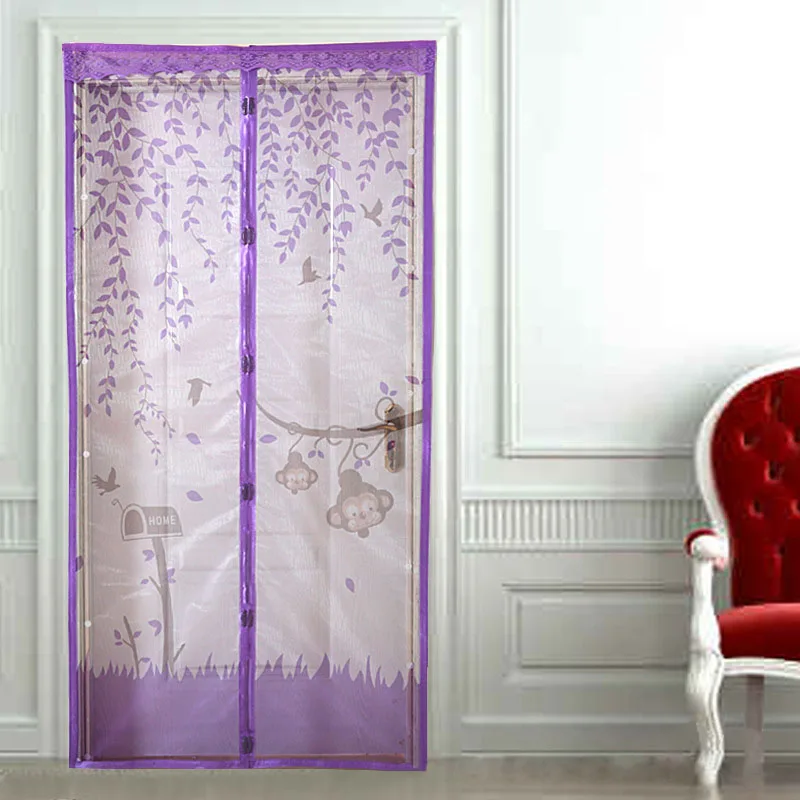 90 x 210CM Горячие домашние Магнитные шторы москитная сетка на дверь окна сетки с магнитами насекомых экран MDD88 - Цвет: 90 x 210CM