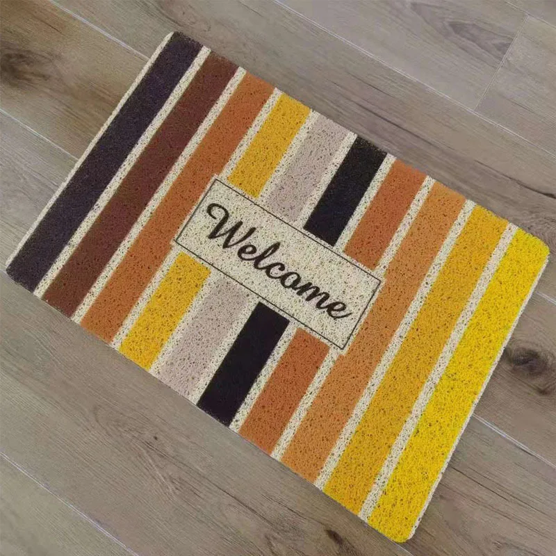 

New 3D PVC Mat Anti Slip DoorMat Bathroom Rug Kitchen Carpet Bedroom Toilet Entryway