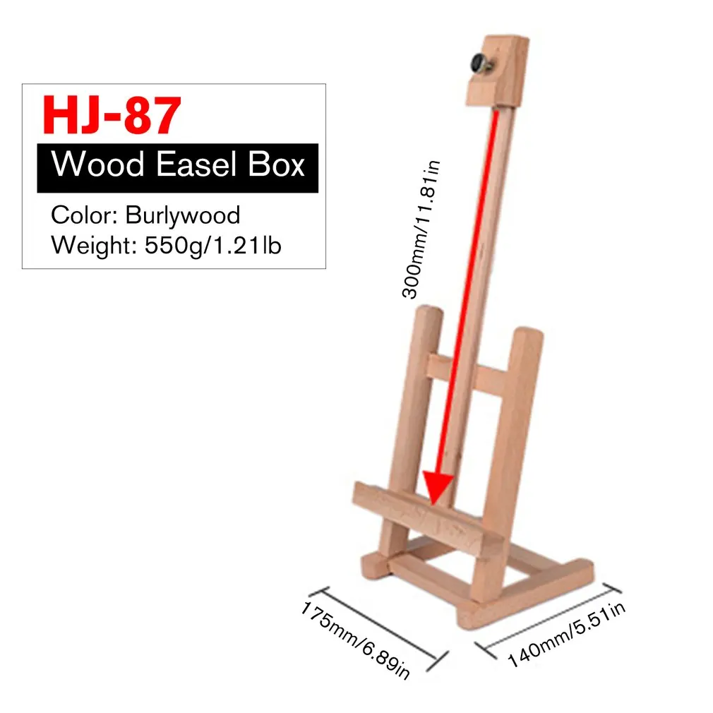 

Multifunctional Easel Integrated Wooden Box Art Drawing Painting Table Box Oil Paint Suitcase Desktop Box Art Supplies