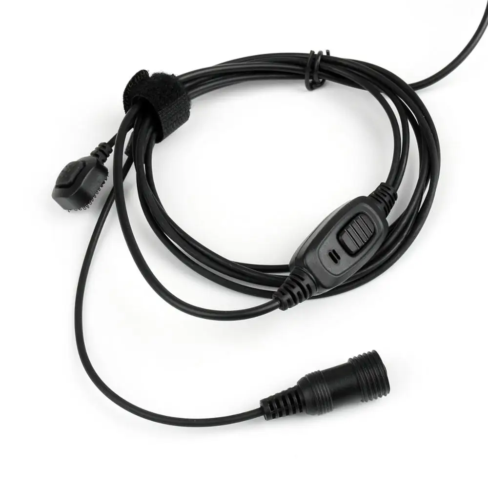 Artudatech 1 шт. 2 Pin горло микрофон скрытой акустической трубки PTT для Kenwood Baofeng