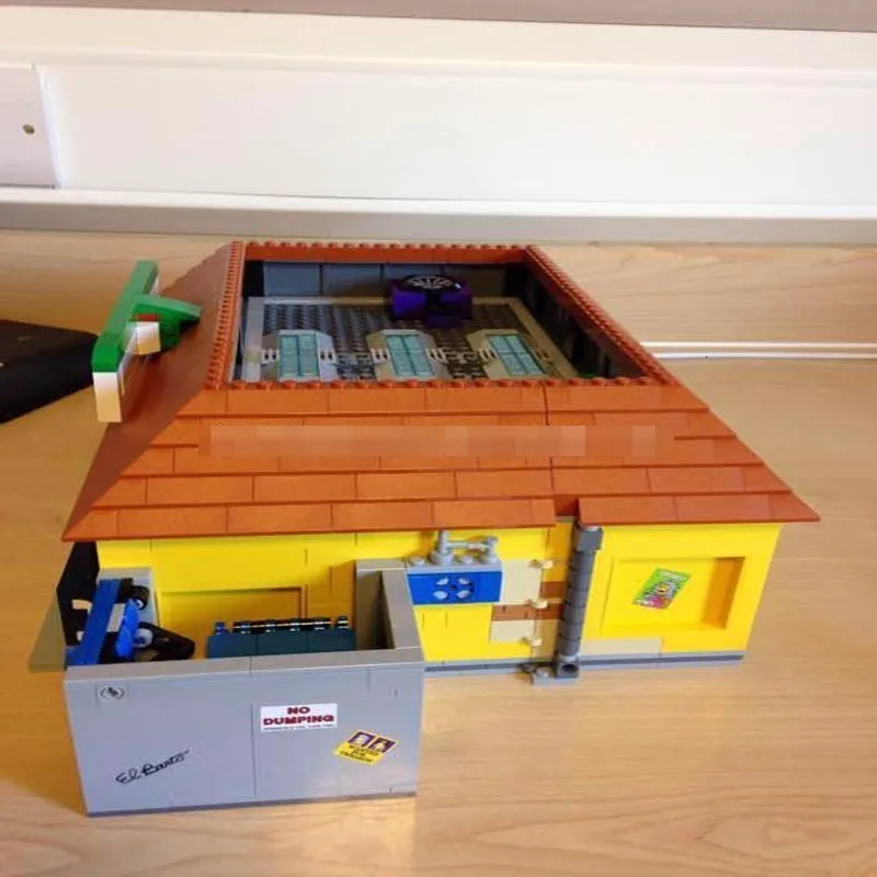 83004 симпсон супермаркет Kwik e mart сборка орфографическая вставка Alpinia 16004
