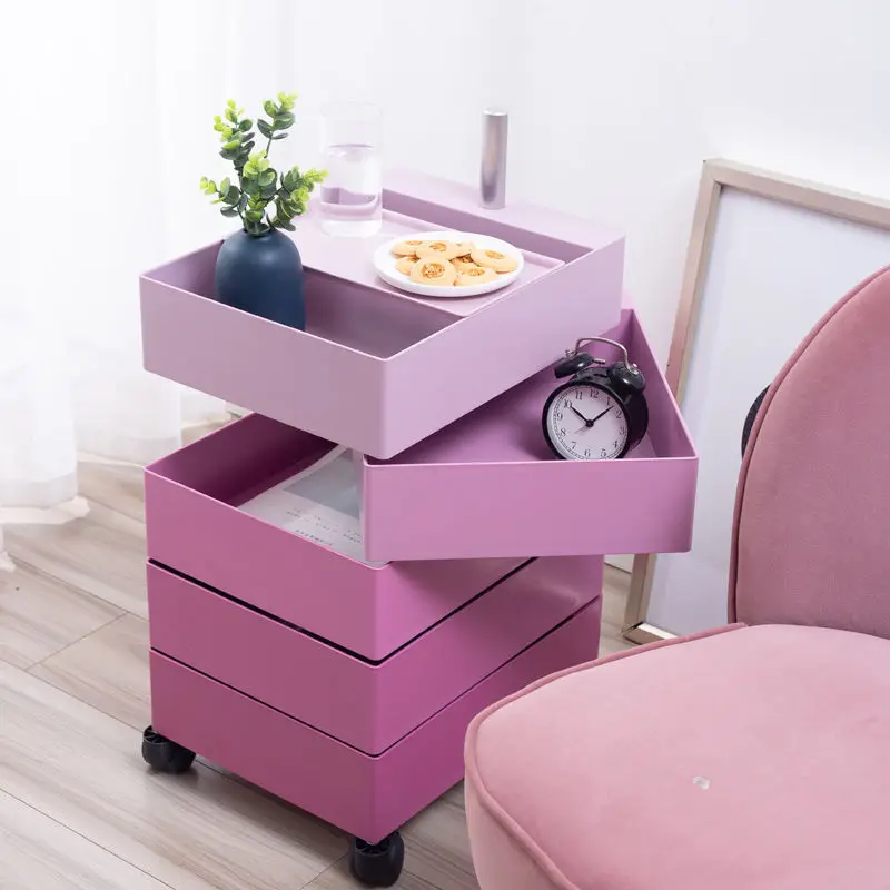 Rotate To Receive Ark Portable Bedside Table Ins Edge Contracted And Contemporary Locker Web Celebrity Cosmetics | Мебель